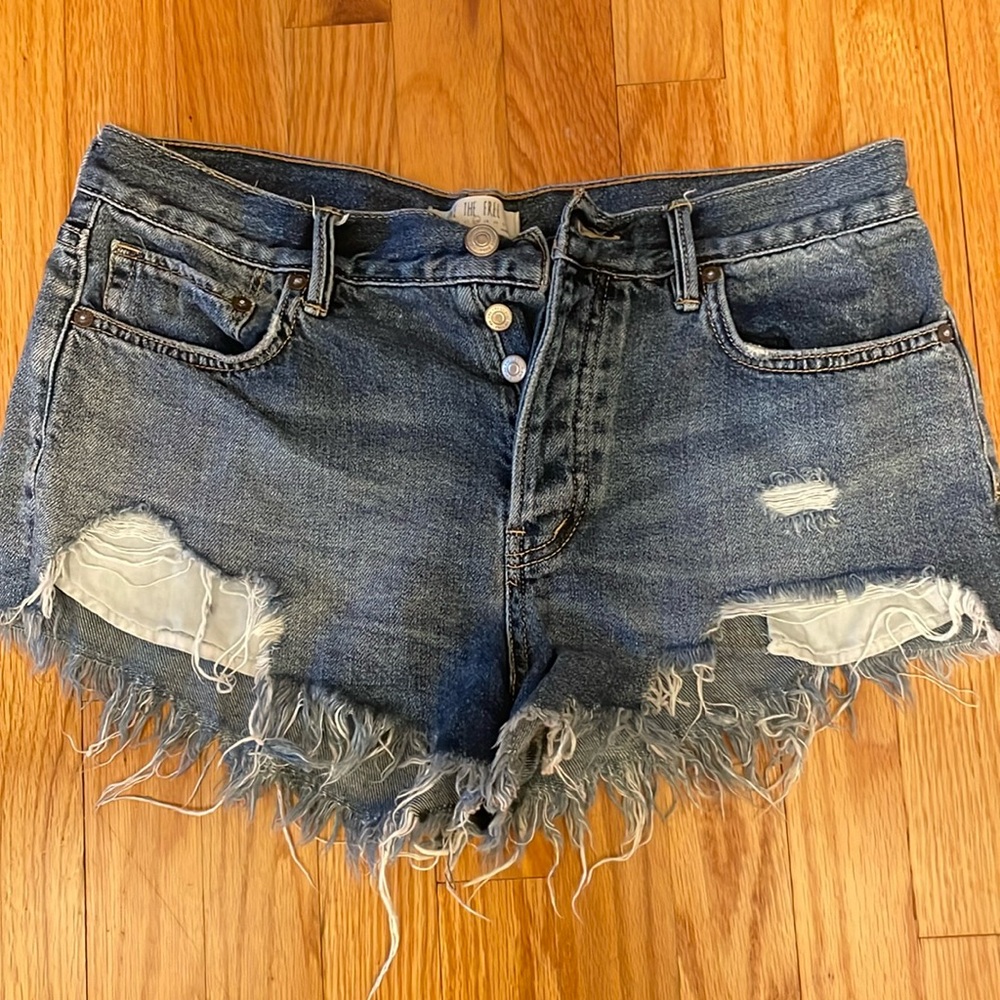 Free People Jean Shorts